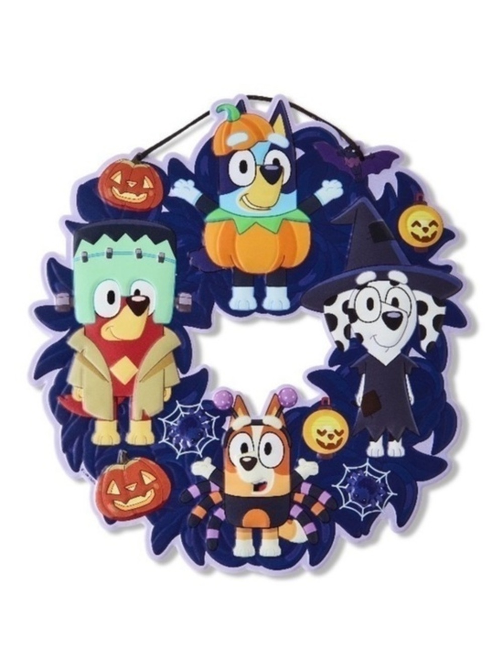 NWT. BLUEY 15” Halloween Wreath